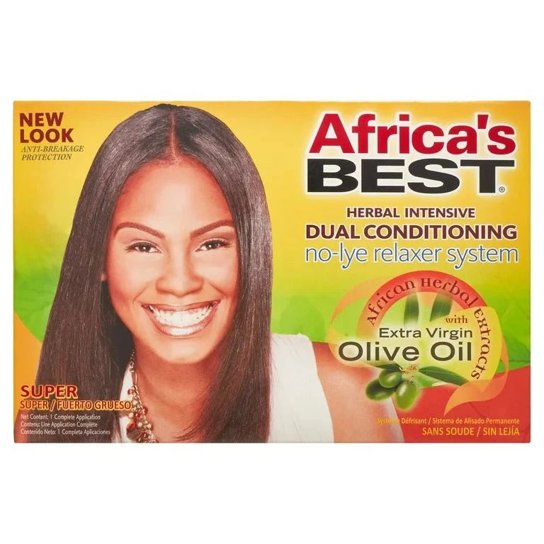Africa's Best Herbal Intensive No-Lye Relaxer Super strength box