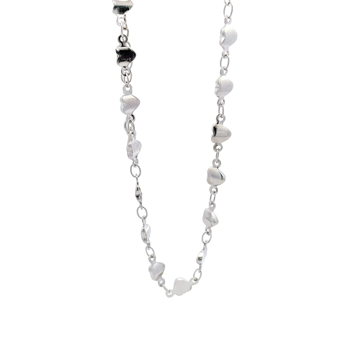 AKS06 – The One silver-tone teddy bear charms anklet