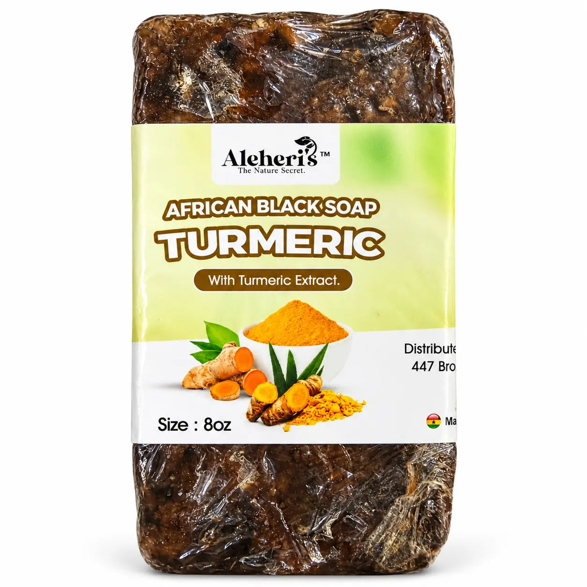 Aleheri’s Turmeric African Black Soap 8 oz