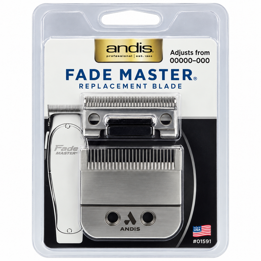 Andis Fade Master Replacement Blade 01591 — replacement blade in retail packaging