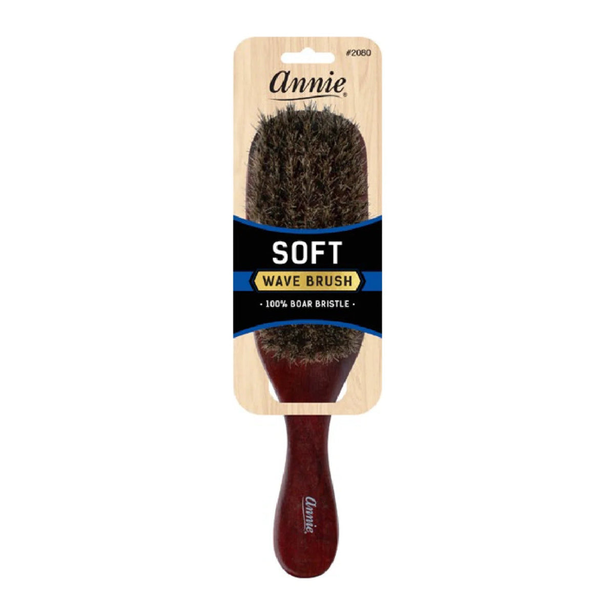 Annie Soft Wave Brush 2080 with 100% boar bristles