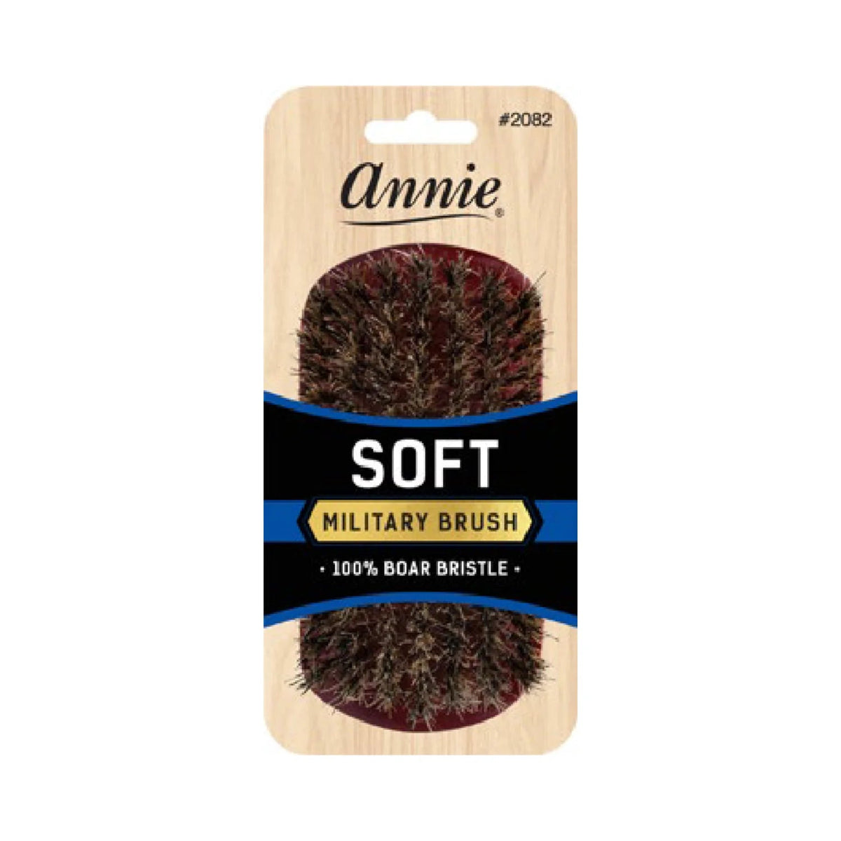 Annie Soft Military Brush 2082 with 100% boar bristles