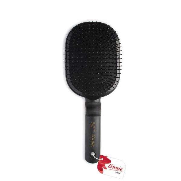 Annie #2204 black deluxe paddle cushion brush with ball-tipped bristles