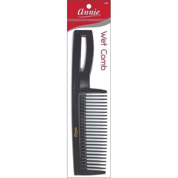 Annie Wet Comb #68 in black in retail packaging