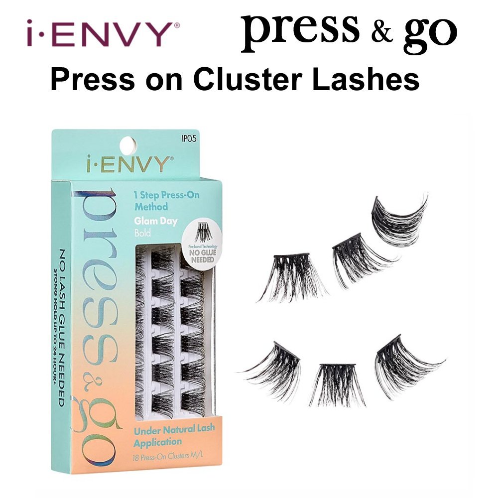 iEnvy Press & Go Press On Cluster Lashes Kiss
