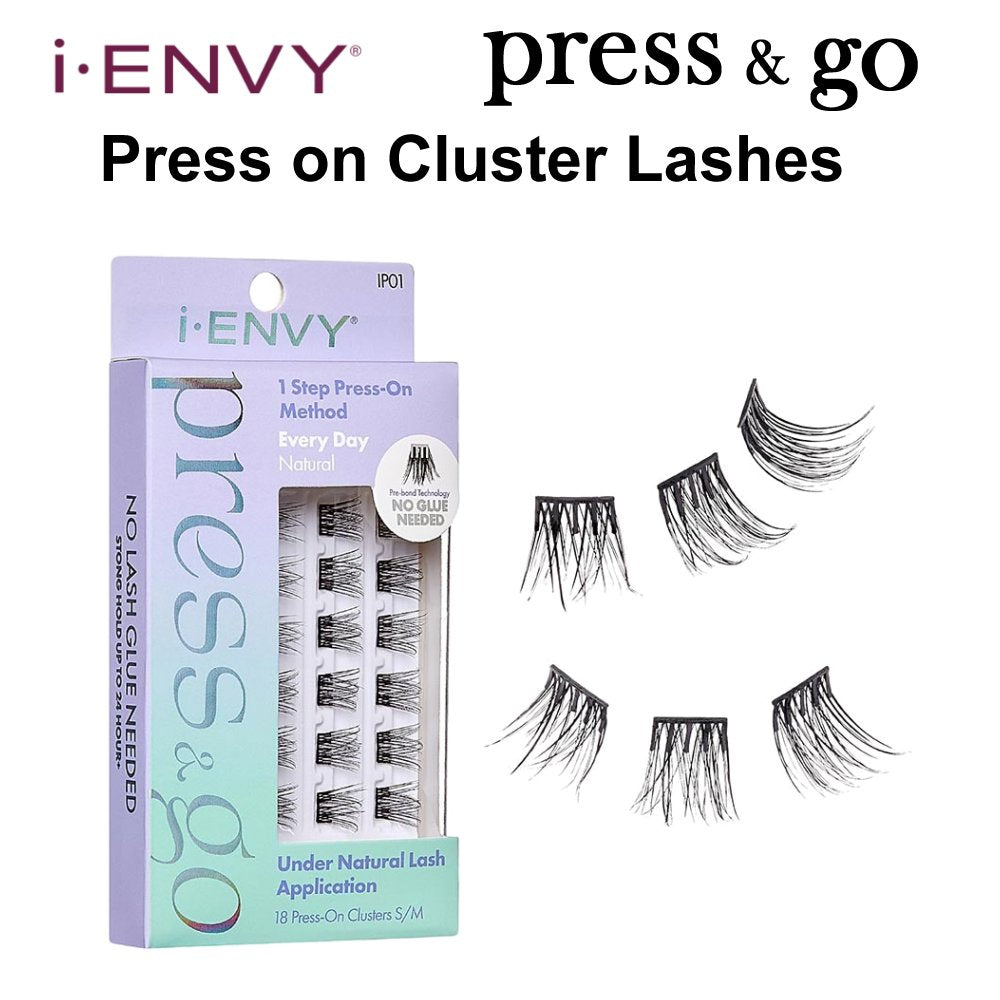 iEnvy Press & Go Press On Cluster Lashes Kiss