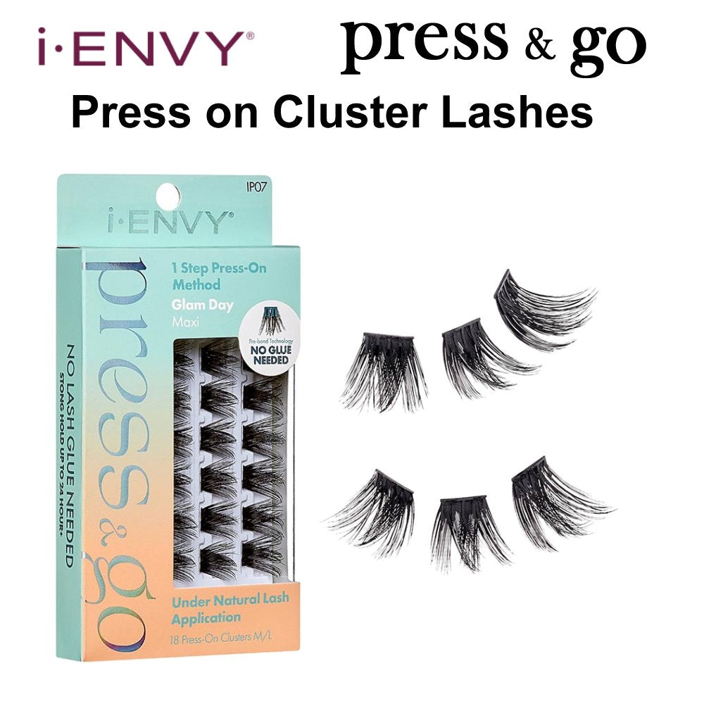 iEnvy Press & Go Press On Cluster Lashes Kiss