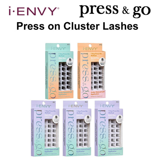 iEnvy Press & Go Press On Cluster Lashes Kiss