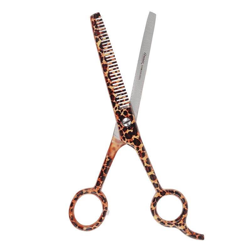 Annie 6.5-Inch Thinning Shears – Leopard Print #5238