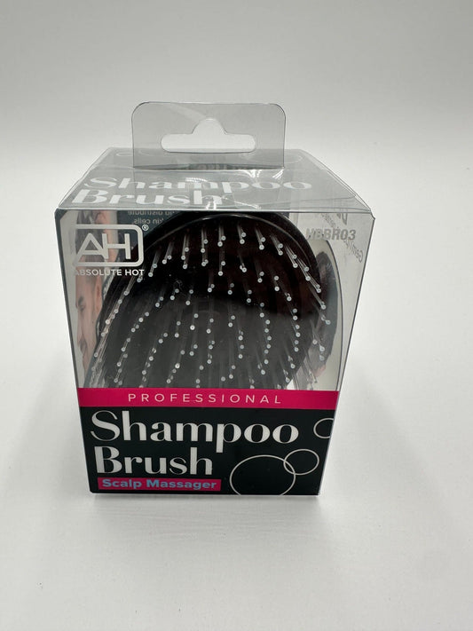 Absolute Hot Shampoo Brush Scalp Massager – Black