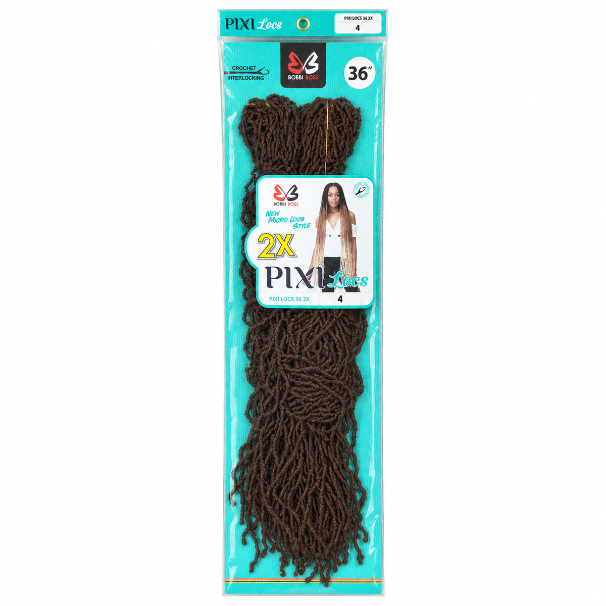 Bobbi Boss 2X Pixi Locs 36-inch full retail package color 4