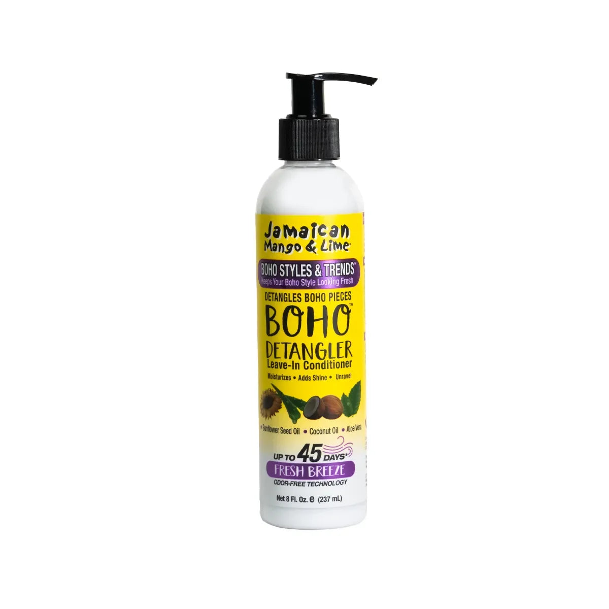 Jamaican Mango & Lime Boho Detangler – 8 oz Boho Detangler pump bottle