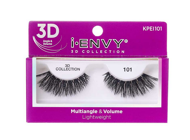 iEnvy 3D Strip Lashes – Single Pair #101 – Crush (KPEI101)