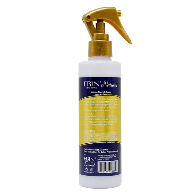 Ebin NY Natural 24-Hour Oil-Free Wig Shine Spray - 8.5 oz EBIN NY