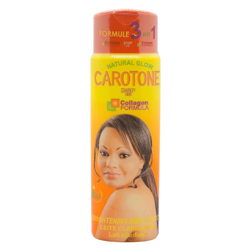 Carotone Natural Glow Brightening Body Lotion 350 ml — bottle on white background