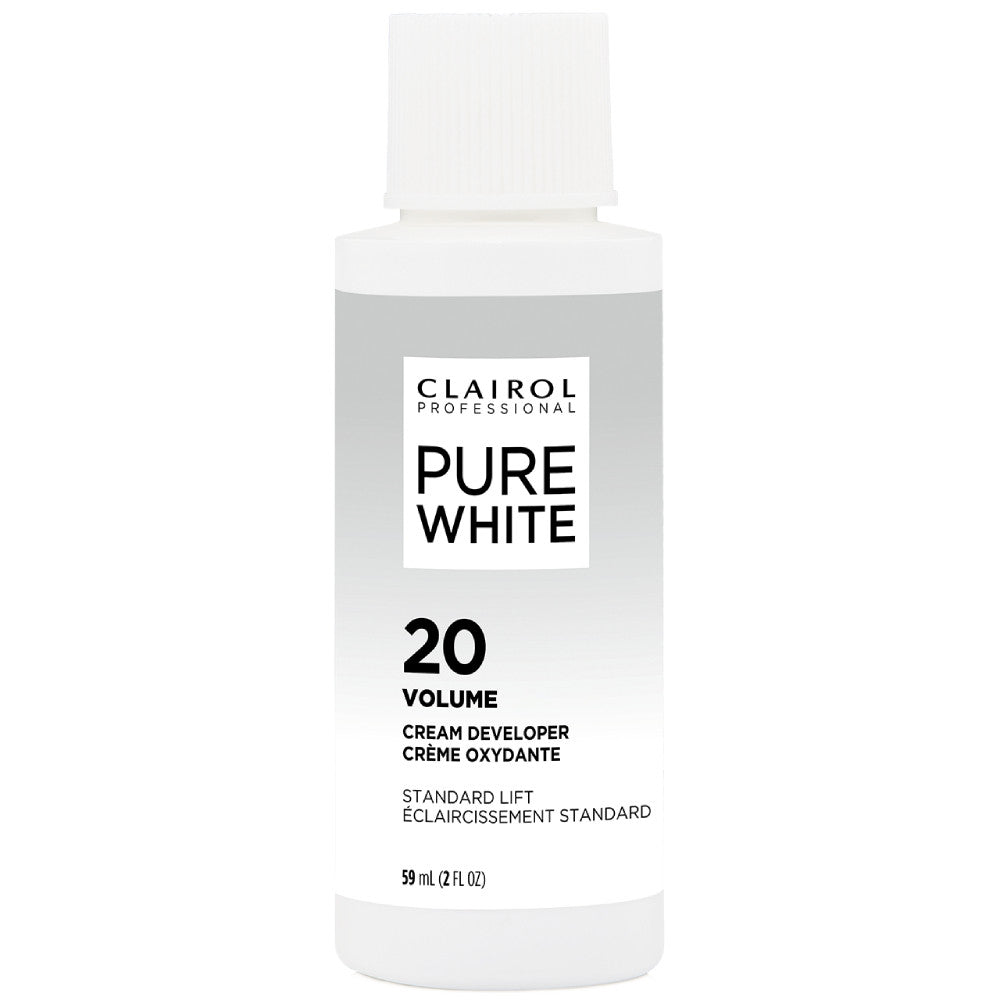 Clairol Professional Pure White 20 Volume Creme Developer, 2 fl oz bottle