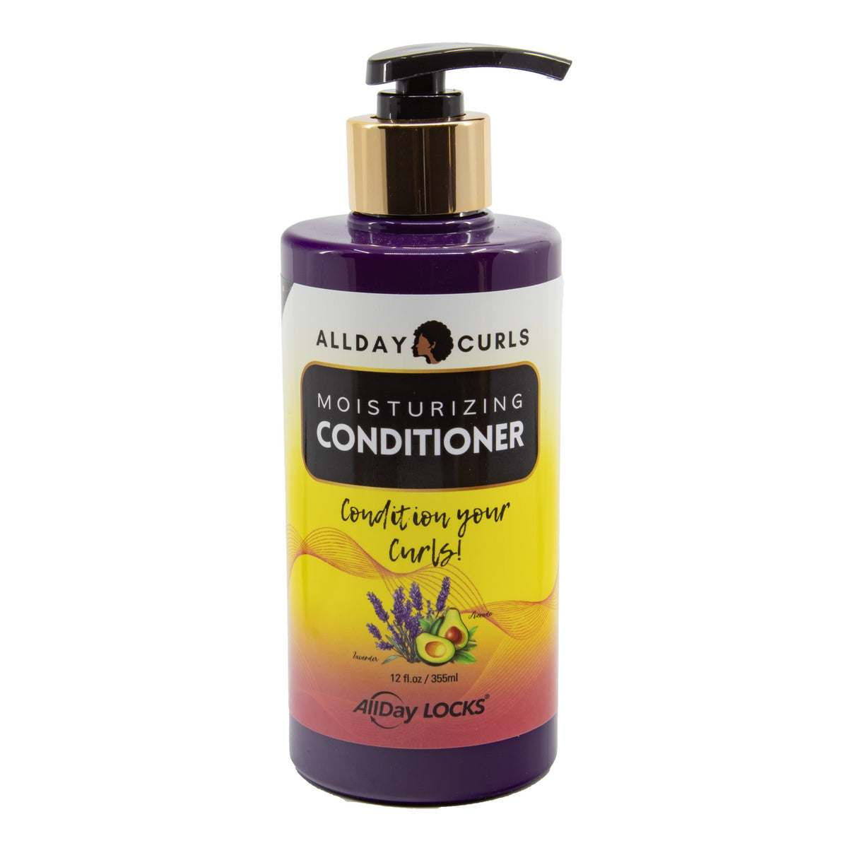 AllDay Curls Moisturizing Conditioner - 12 fl oz — front of product packaging