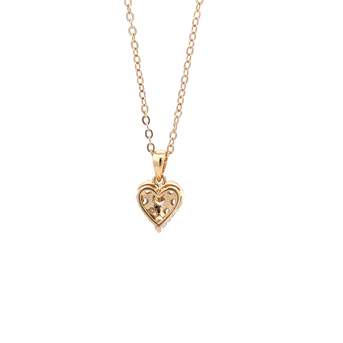 The One Jewelry gold-tone Heart - CZNG07 pendant necklace