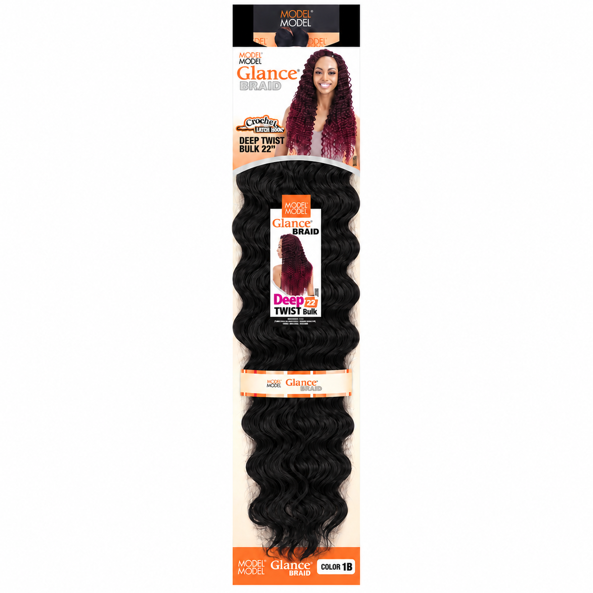 Model Model Glance Deep Twist Bulk 22 inch retail package — color 1B