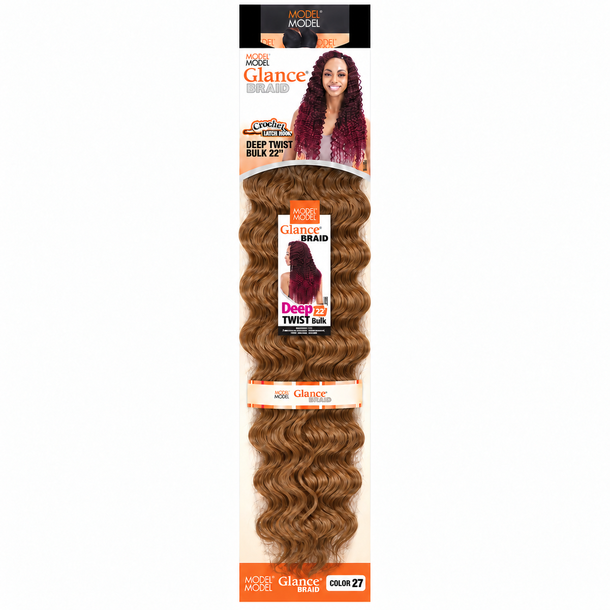 Model Model Glance Deep Twist Bulk 22 inch retail package — solid color 27