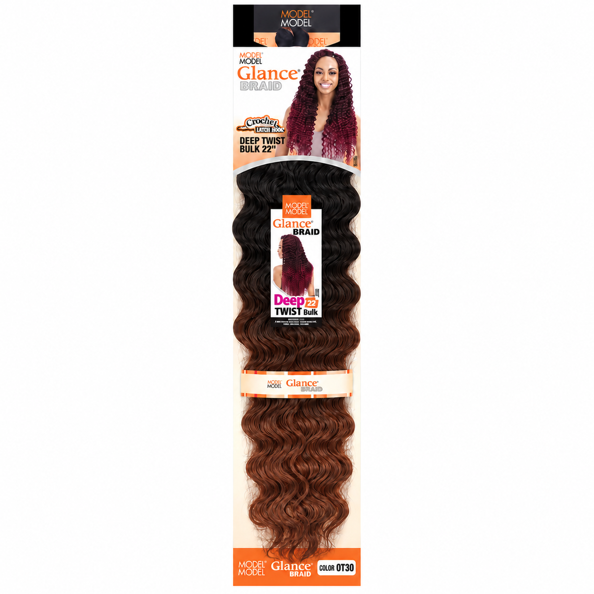 Model Model Glance Deep Twist Bulk 22 inch retail package — color OT30