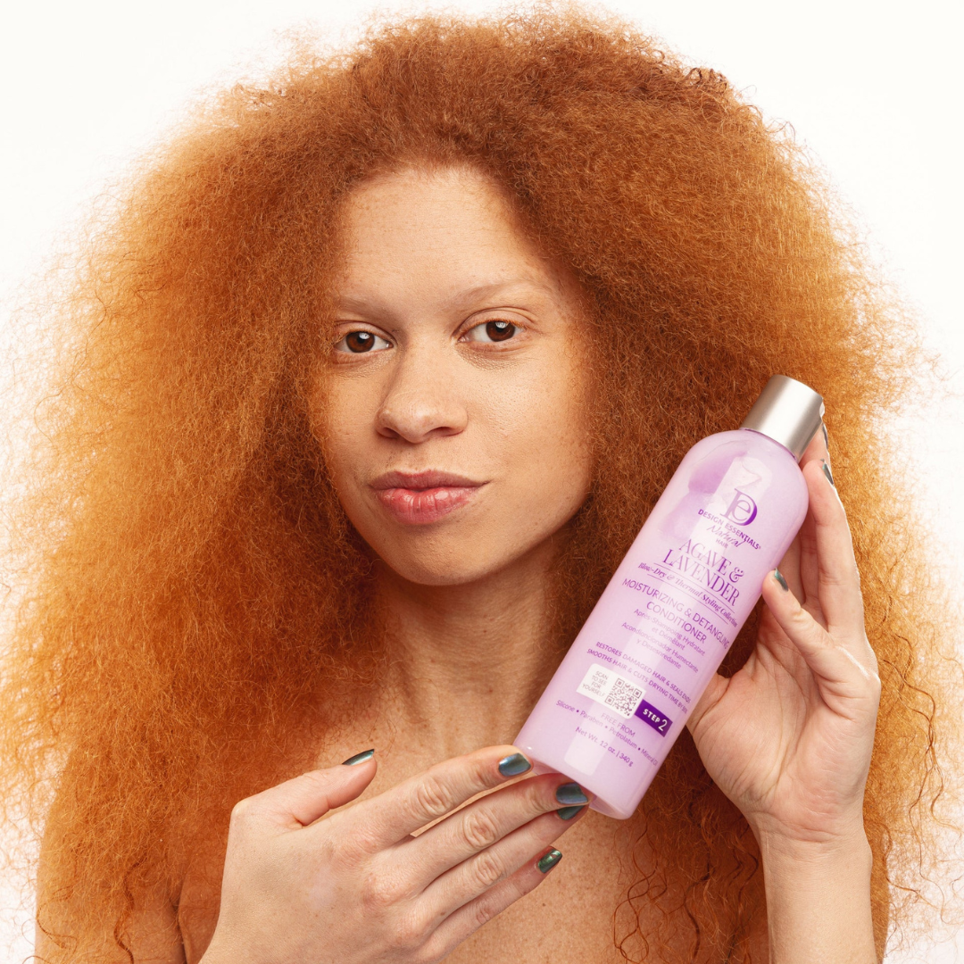 Design Essentials Agave & Lavender Moisturizing & Detangling Conditioner 12 oz