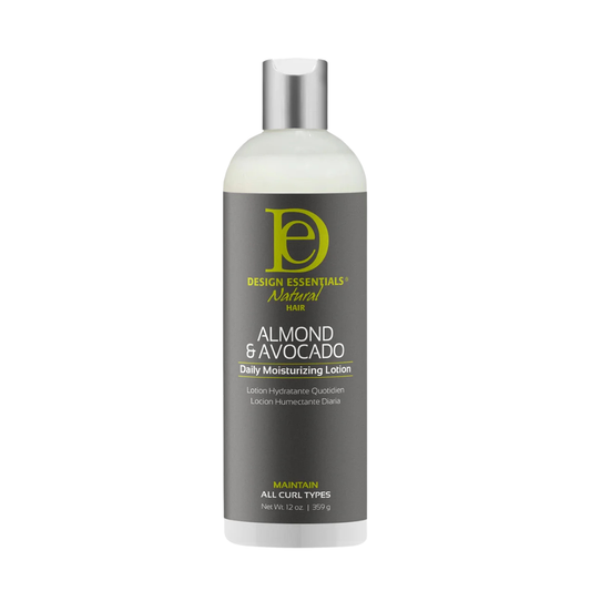Design Essentials Almond & Avocado Daily Moisturizing Lotion — 12 oz moisturizing lotion bottle
