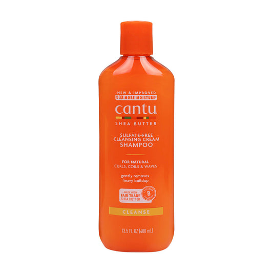 Cantu Shea Butter Cleansing Cream Shampoo bottle, 13.5 oz
