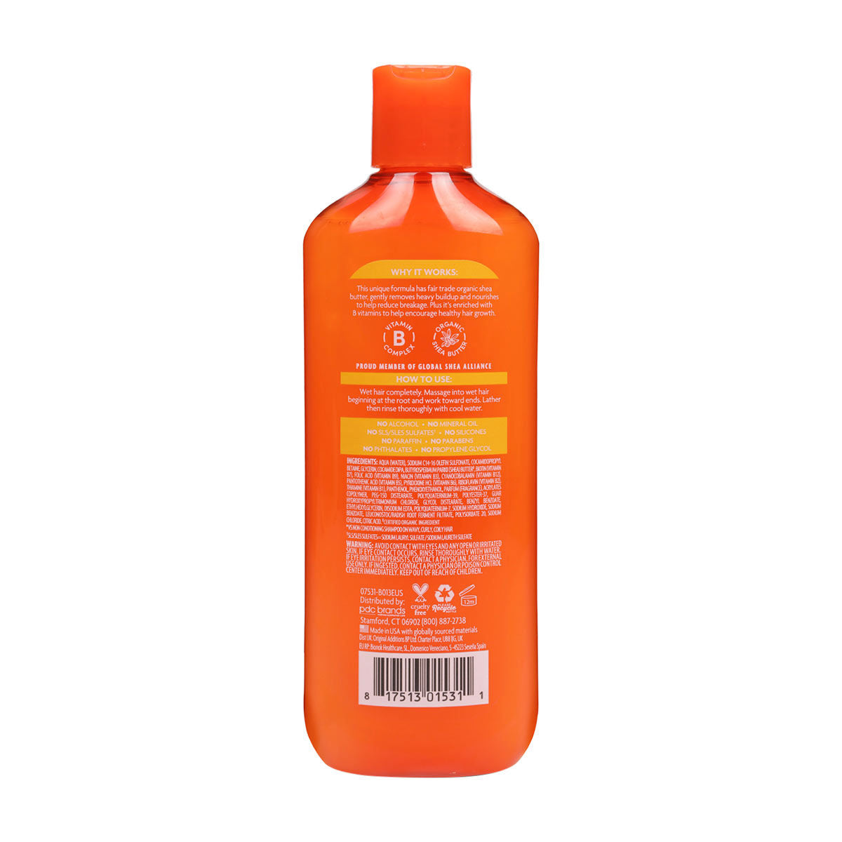 Cantu Cleansing Cream Shampoo with Shea Butter, 13.5 oz