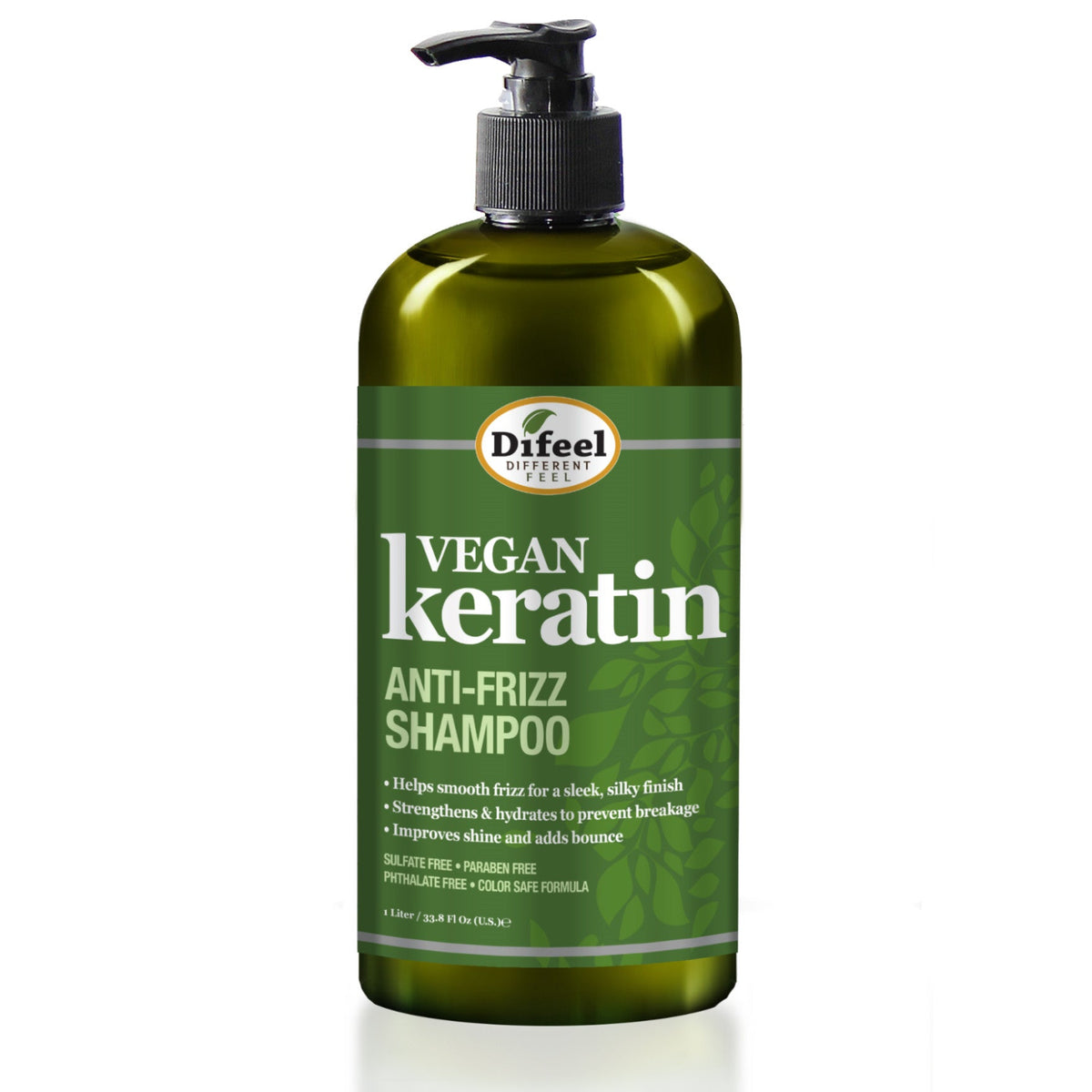 Difeel Vegan Keratin Anti-Frizz Shampoo 33.8 oz