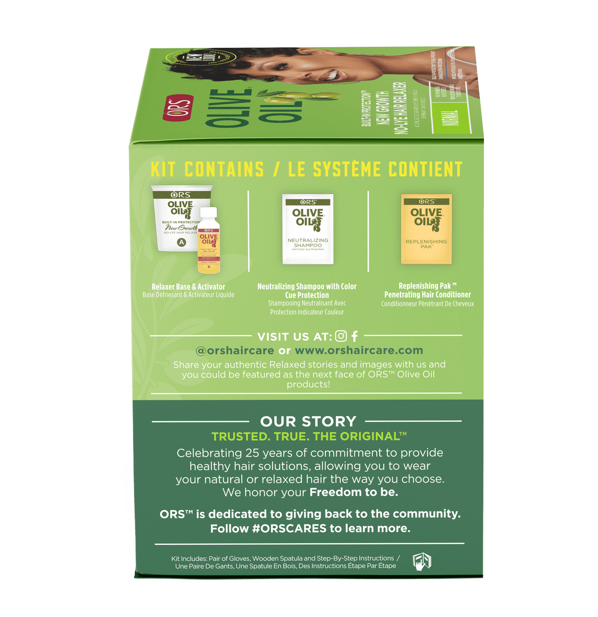 ORS Olive Oil New Growth No-Lye Relaxer Kit, Normal strength
