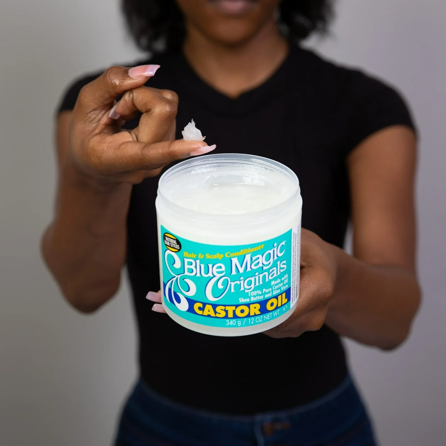 Blue Magic Originals Hair & Scalp Conditioner Castor Oil | Strengthening & Nourishing – 12 oz