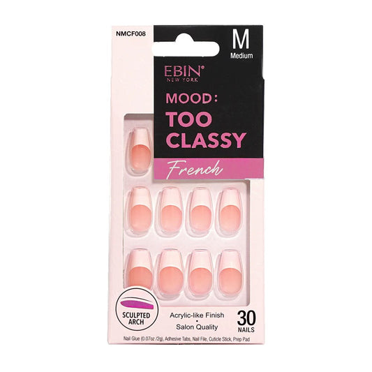 Ebin New York Mood Too Classy French nails NMCF008 (M)