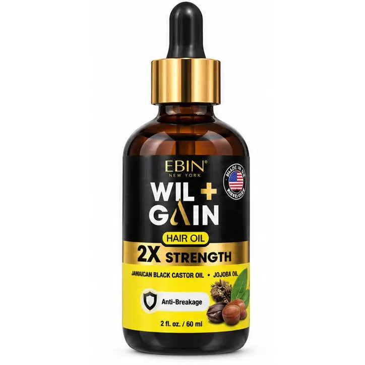 EBIN WIL+GAIN 2X Strength Hair Oil anti-breakage