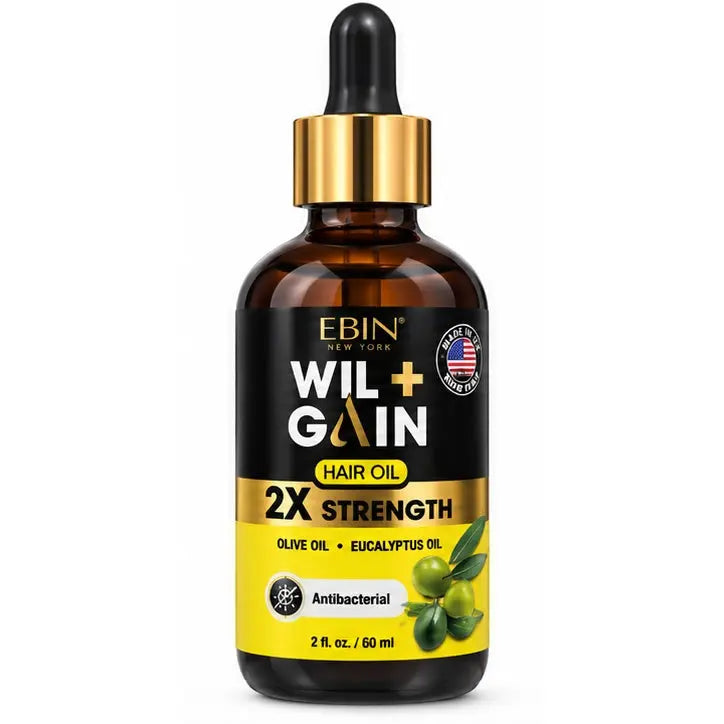 EBIN WIL+GAIN 2X Strength Hair Oil antibacterial