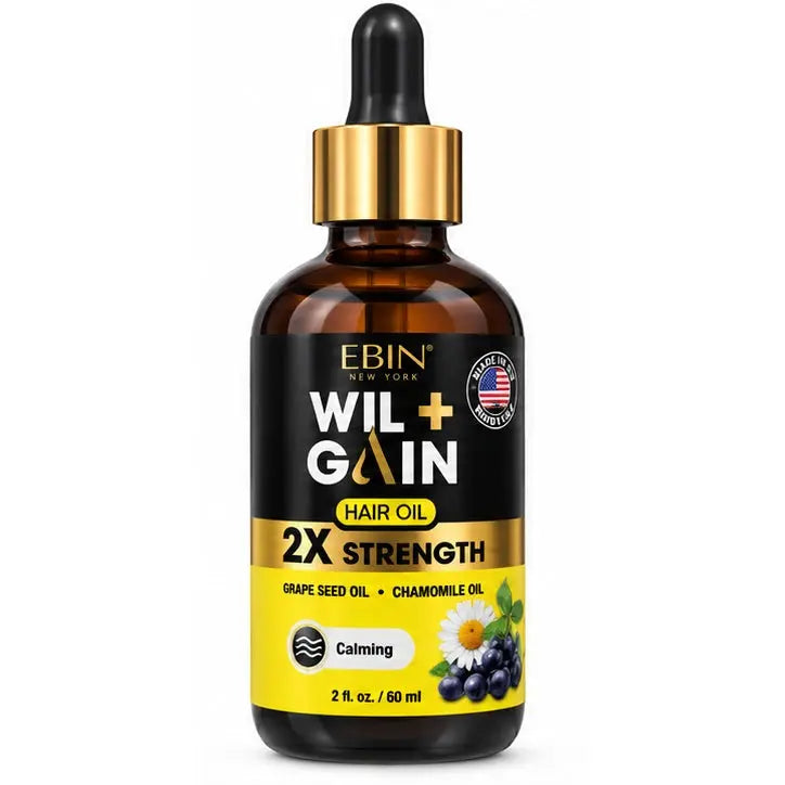 EBIN WIL+GAIN 2X Strength Hair Oil calming