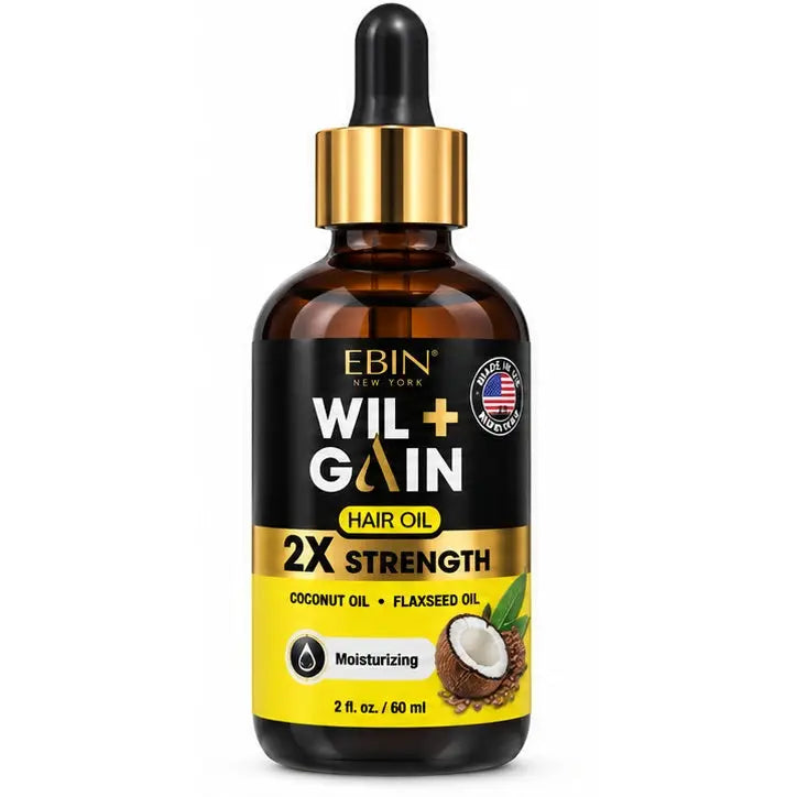 EBIN WIL+GAIN 2X Strength Hair Oil moisturizing