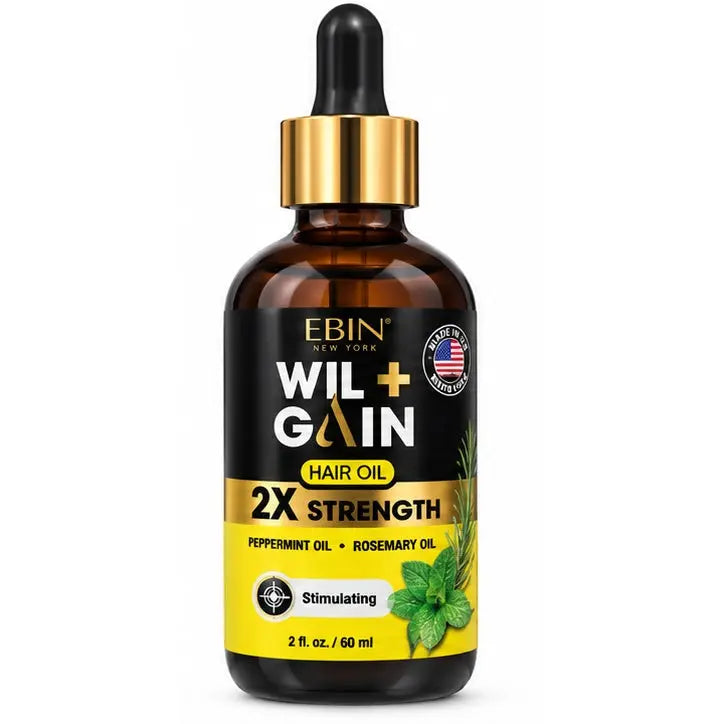 EBIN WIL+GAIN 2X Strength Hair Oil stimulating