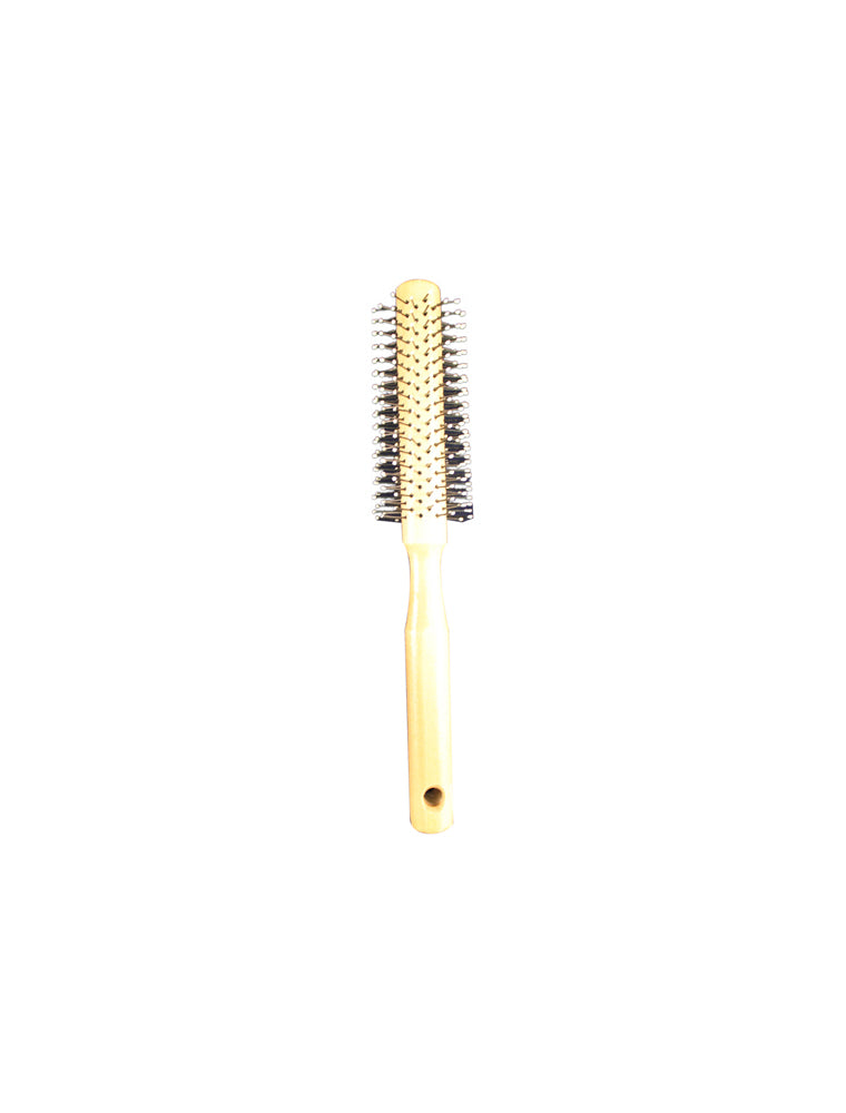 Eden wooden roller brush with ball-tipped bristles