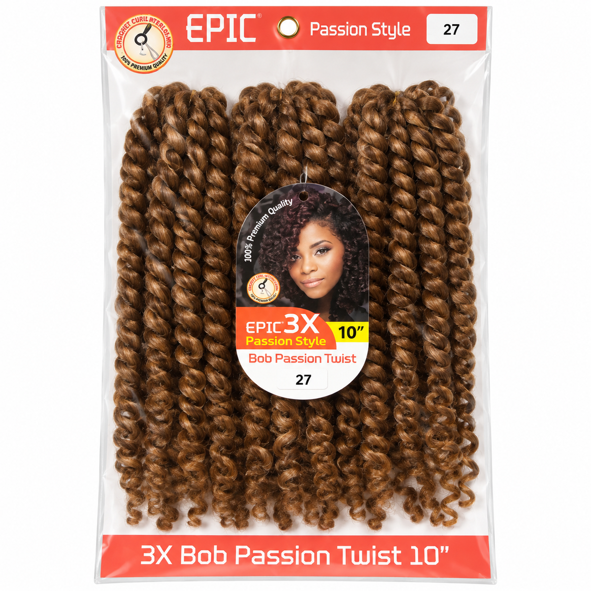Epic 3X Bob Passion Twist 10" 27