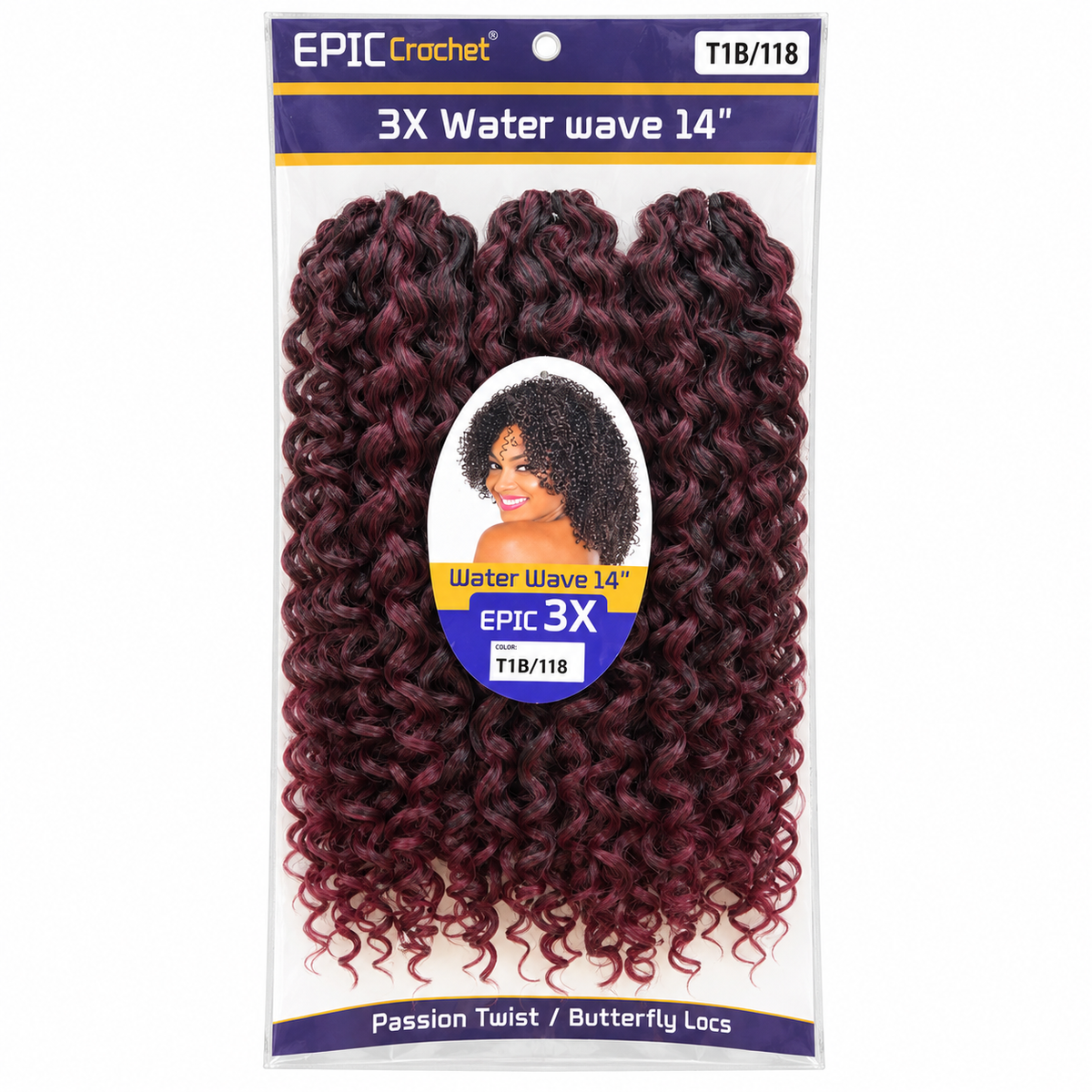 EPIC 3X Water Wave 14" — color T1B/118 package