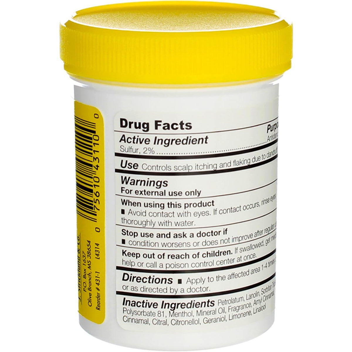 Sulfur-8 Medicated Anti-Dandruff Hair & Scalp Conditioner - Choose Size SULFUR-8