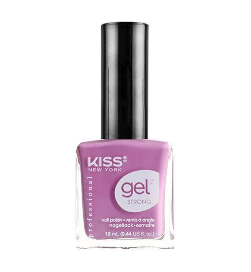 KISS New York Gel Strong Nail Polish, High-Gloss Salon Shine Long-Wear Liquid Lacquer - KNP KISS NEW YORK PROFESSIONAL