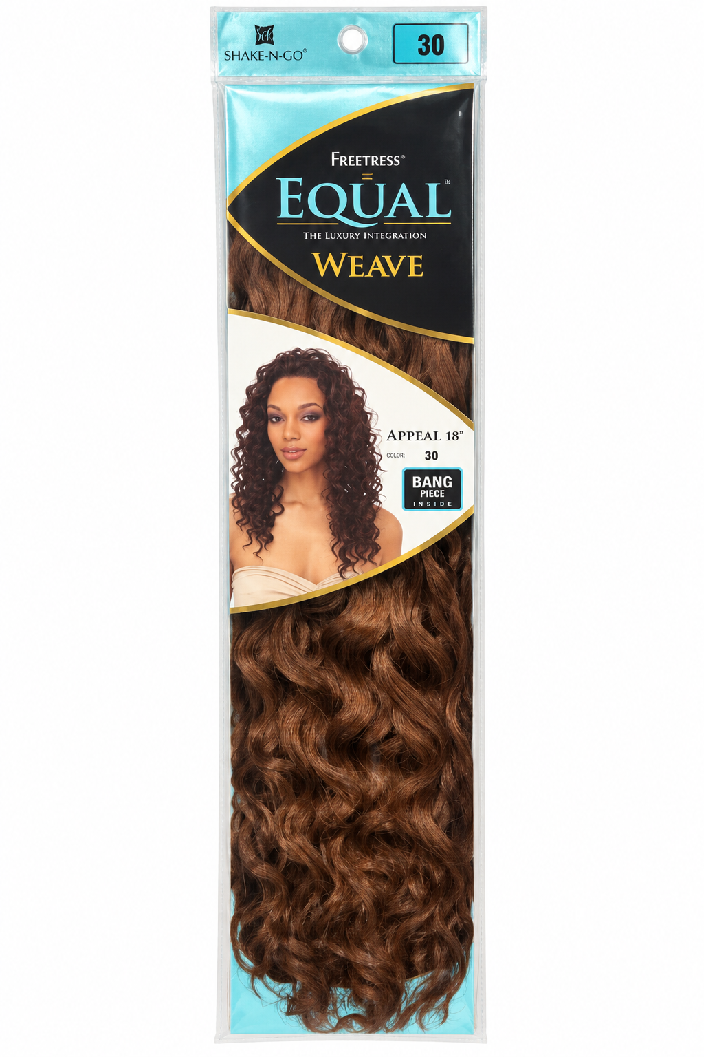 Freetress Equal Appeal 18 inch synthetic weave package in color 30