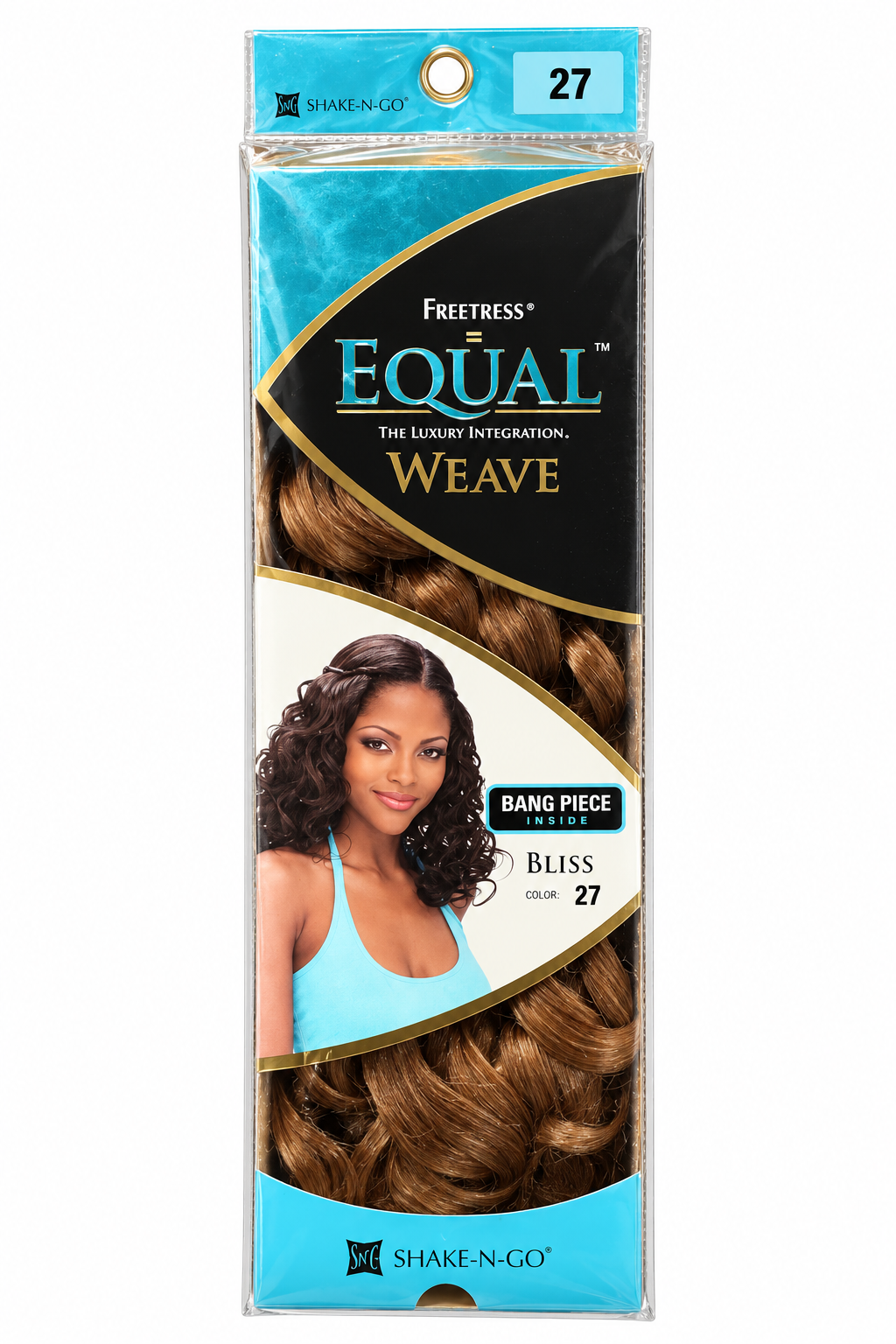 Freetress Equal Bliss 18-inch synthetic weave package color 27
