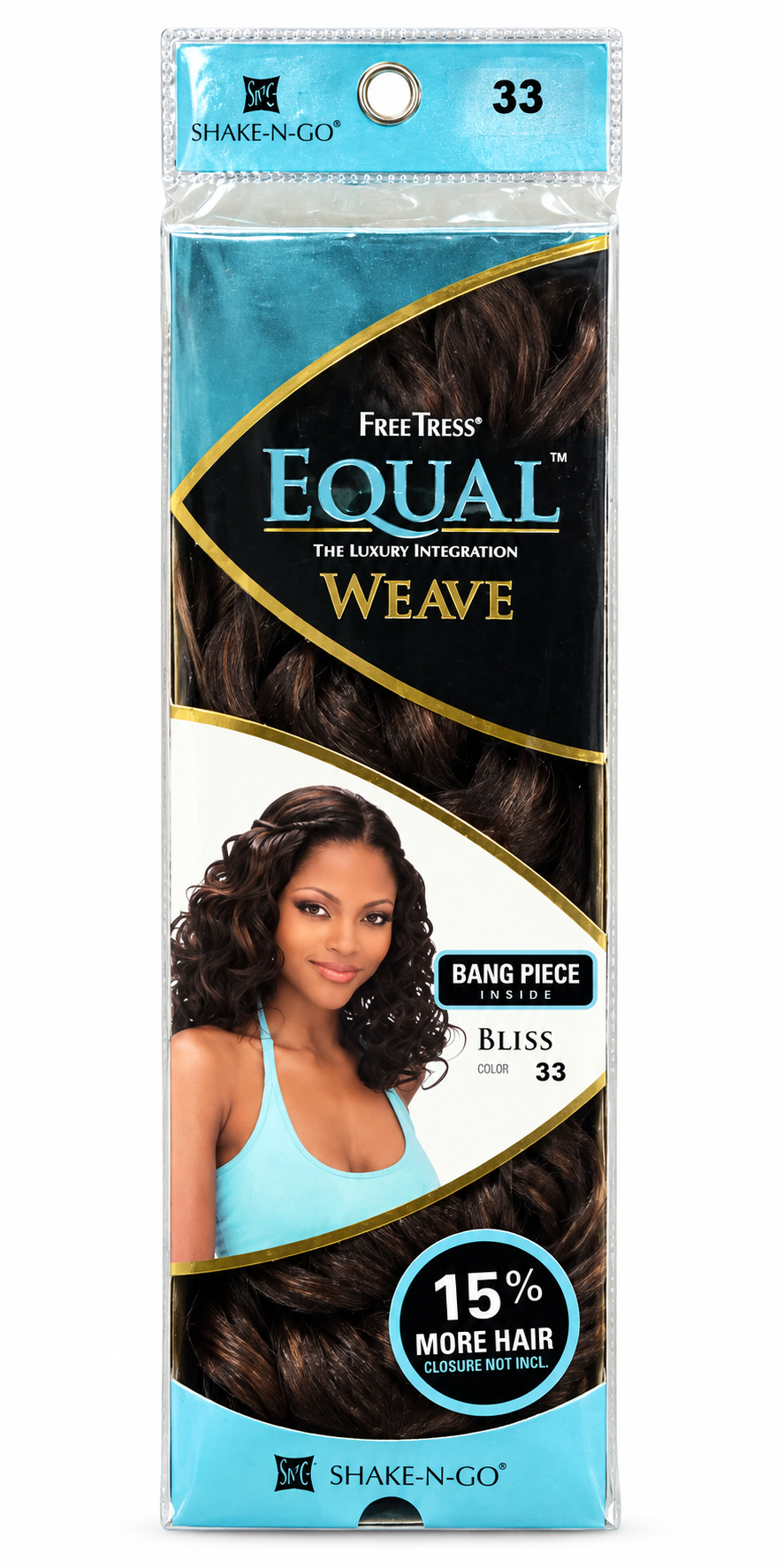 Freetress Equal Bliss 18-inch synthetic weave package color 33
