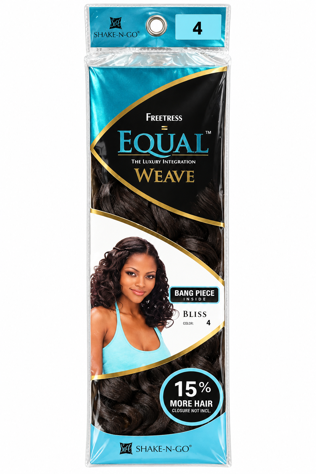 Freetress Equal Bliss 18-inch synthetic weave package color 4