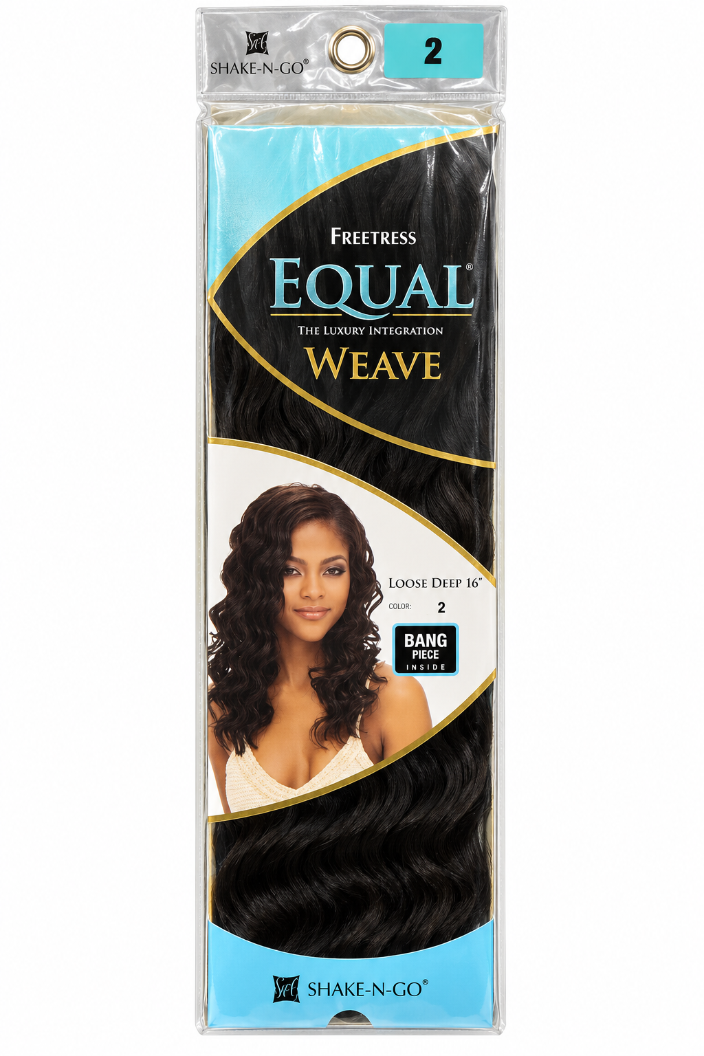 Freetress Equal Loose Deep 16-inch synthetic weave package color 2