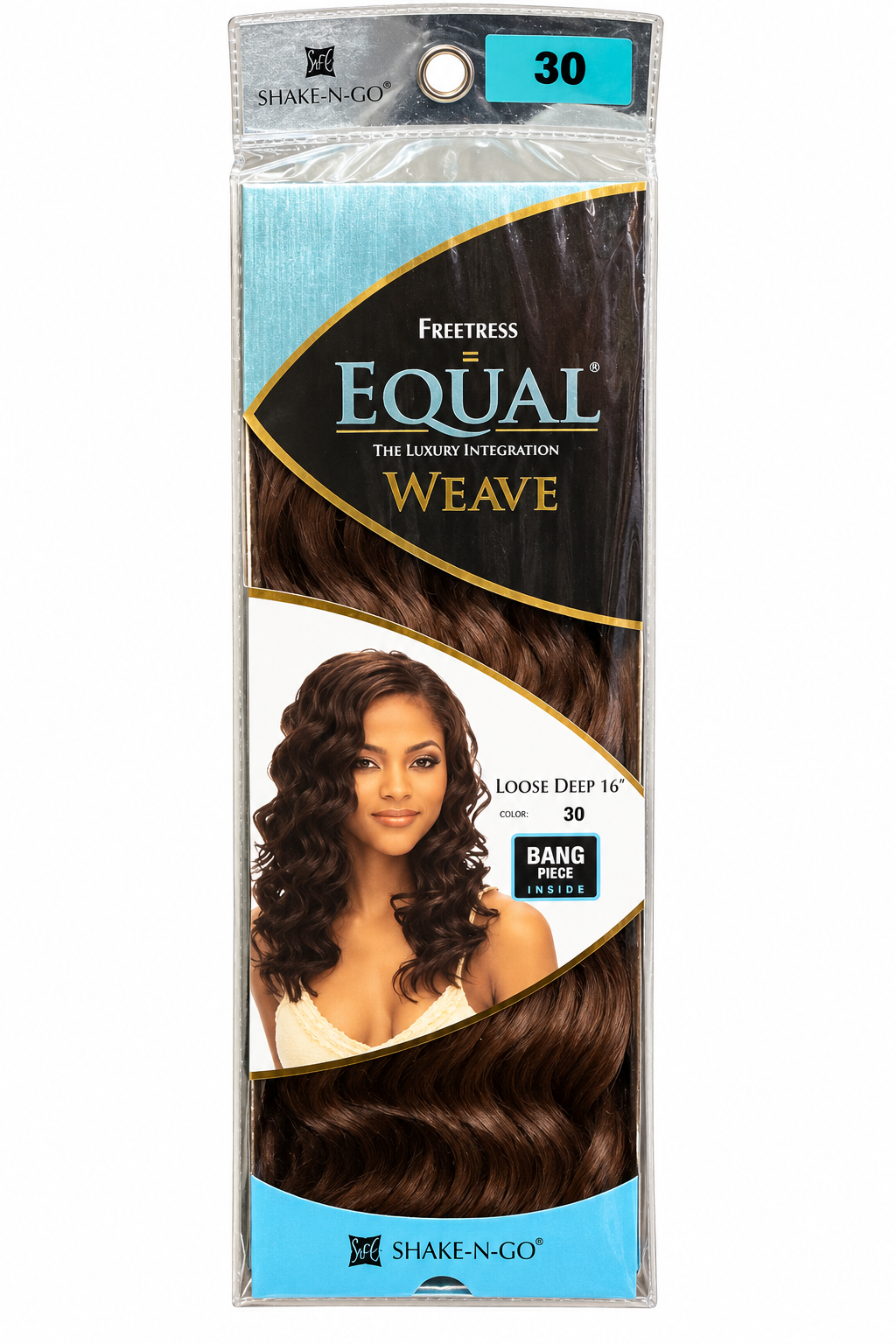 Freetress Equal Loose Deep 16-inch synthetic weave package color 30