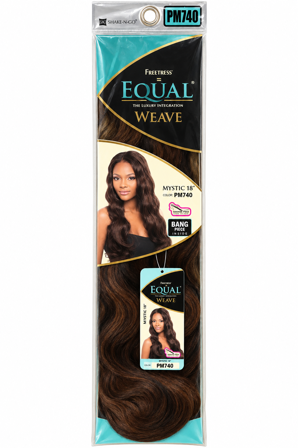 Freetress Equal Mystic 18 inch synthetic weave package in PM740